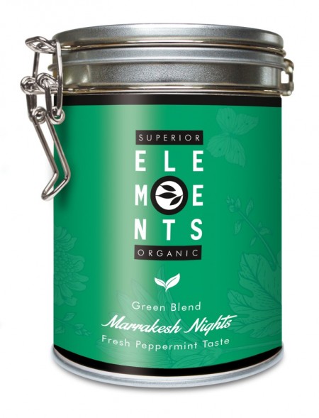 MARRAKESH NIGHTS ALVEUS SUPERIOR ELEMENTS - TEA GREEN BLEND - HANDMADE Fresh Peppermint Taste