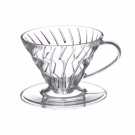 HARIO V60 COFFEE DRIPPER TIP 01 CLEAR plastic