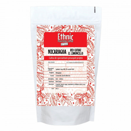 Cafea specialitate macinata NICARAGUA SHG EP El Limoncillo Estate 250g plic