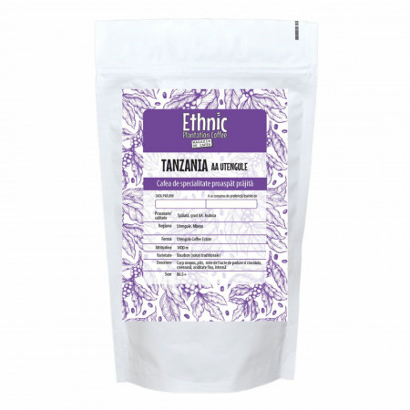 Cafea specialitate prajita si macinata TANZANIA AA UTENGULE ESTATE Arabica 500g plic