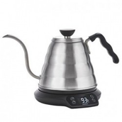 HARIO COFFEE DRIP KETTLE V60 BUONO INOX electric cu ajustare temperatura, 0.8 L