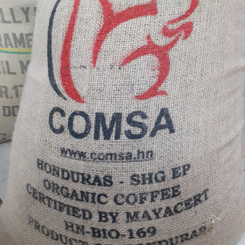 Cafea ecologica de specialitate macinata Arabica Honduras Comsa MARCALA 250g plic lot205 RO-ECO-008.