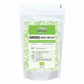 Cafea ecologica de specialitate macinata Arabica Honduras Comsa MARCALA 500g plic lot205 RO-ECO-008.