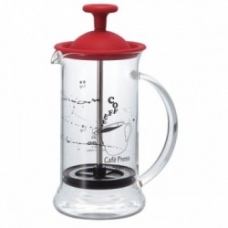 HARIO French press Coffee & Tea 240ml SLIM RED