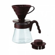 HARIO V60 KIT COFFEE BREWER PLASTIC TIP 02