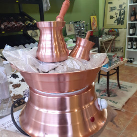 APARAT ELECTRIC DIN CUPRU PENTRU PREPARARE CAFEA LA NISIP D=300MM