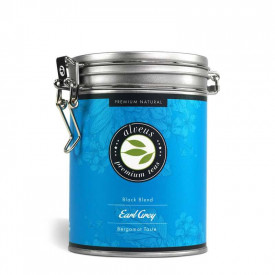EARL GREY TEA NATURAL SUPERIOR TEA BLEND ALVEUS HANDMADE BERGAMOT Taste 150g cutie metalica