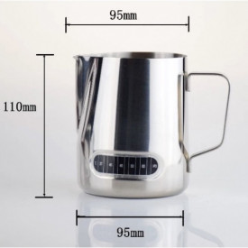LATIERA CU TERMOMETRU 600ml / MILK JUG