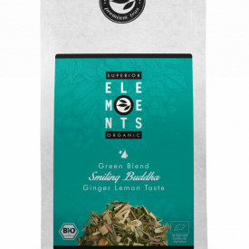 SMILING BUDDHA SUPERIOR ELEMENTS ALVEUS TEA GREEN BLEND GINGER LEMON TASTE, PLIC 100G