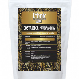 Cafea specialitate MICROLOT boabe COSTA RICA SHG EP CANDELILLA ESTATE TYPICA 250g plic