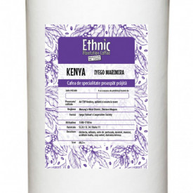 Cafea specilaitate prajita si macinata microlot KENYA AA TOP IYEGO MARIMIRA Arabica 150g cutie metalica