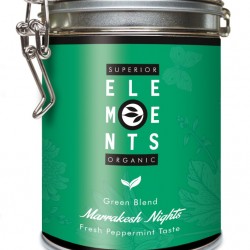 MARRAKESH NIGHTS ALVEUS SUPERIOR ELEMENTS - TEA GREEN BLEND - HANDMADE Fresh Peppermint Taste 100g
