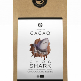 CHOCO SHARK CACAO ORGANIC ALVEUS - CACAO PUDRA --CONTAINING DRINK POWDER CHOCOLATE TASTE