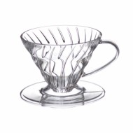 HARIO V60 COFFEE DRIPPER TIP 01 sau TIP 02 CLEAR