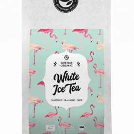 WHITE ICE TEA SUPERIOR TEA BLEND ALVEUS HANDMADE GRAPEFRUIT CRANBERRY Taste 100g plic