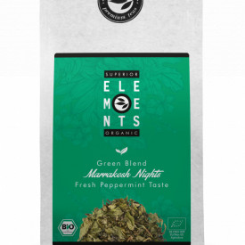 MARRAKESH NIGHTS TEA ORGANIC HANDMADE ceai verde si plante cu gust de menta proaspata