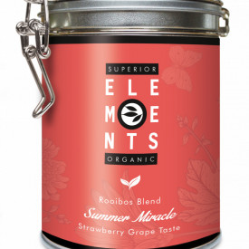 SUMMER MIRACLE SUPERIOR ELEMENTS ORGANIC TEA ROOIBOS BLEND HANDMADE - CITRUS HERBS TASTE cutie metalica