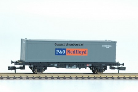 Fleischmann 8241K Container Containerwagon 40ft P&O NIEUW uitloop