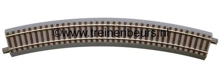 RO 61124 ROCO Geoline met bedding H0 Gebogen rail R4 (511,1mm) 30 graden NIEUW