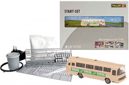 FALLER 161501 CAR SYSTEEM START-SET Met Vivil bus