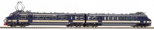 PIKO 57574 Hondekop BENELUX blauw gele streep (Treinstel NMBS) Nieuw H0 NIEUW uitloop