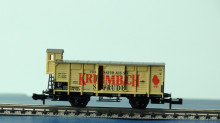 Minitrix 13657 Krumbach koelwagen met remmershuis