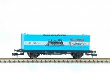 FL 8815 Container Containerwagon 40´´ container Fleischmann 25 Jahre Piccolo NIEUW uitloop
