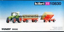 KIBRI 10830 U Tractor met twee aanhangers