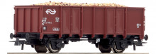 Roco 67664 NS Hoge bak Bruin met NS logo grintlading (1) NIEUW uitloop