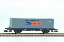 Fleischmann 8241K Container Containerwagon 40ft P&O NIEUW uitloop