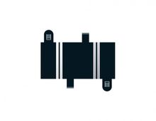 SCALEXTRIC 8236 SHORT STRAIGHT 78 MM X 2