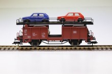 Fleischmann 5225 Autotransporter 2-assig met 4 auto's H0 NIEUW