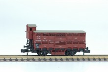 Fleischmann 8361K Gesloten veewagon, open planken Met remmershuis NIEUW uitloopmodel