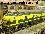 Ma 3466 u Lokomotieven~ Diesselllok groen/geel