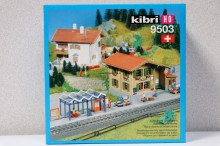 KIBRI 9503 Station met perron Uitloop