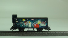 Märklin 48397 Kerstmis 1997 Gesloten goederenwagen met remmershuis
