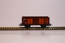 Roco 46044 Hoge bak Bietenwagen met oranje streep HO NIEUW uitloop