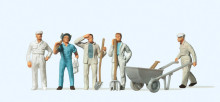 Preiser 14144 werkers in de bouw