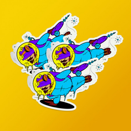 Pack stickere „B-boy”