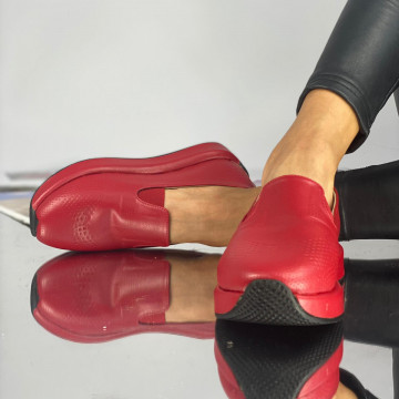Pantofi Dama Casual Tatos Rosii