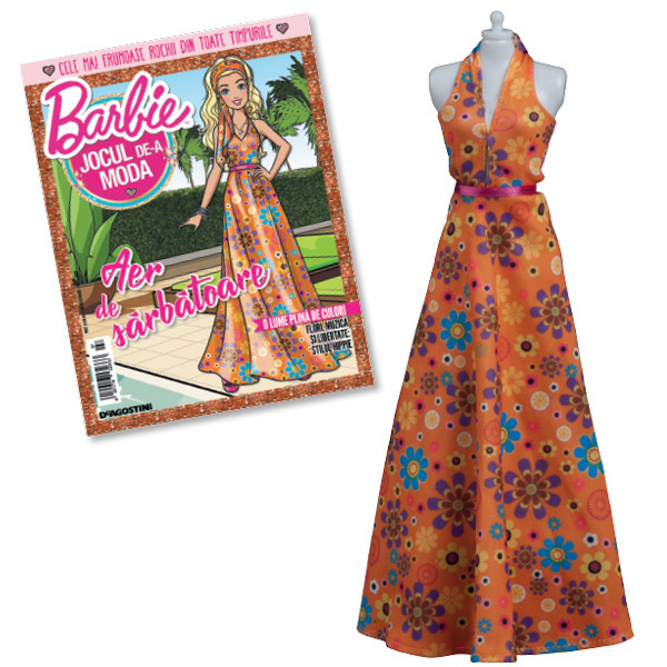 Editia nr. 07 - Rochie stil anii \'70 (Barbie, jocul de-a moda)