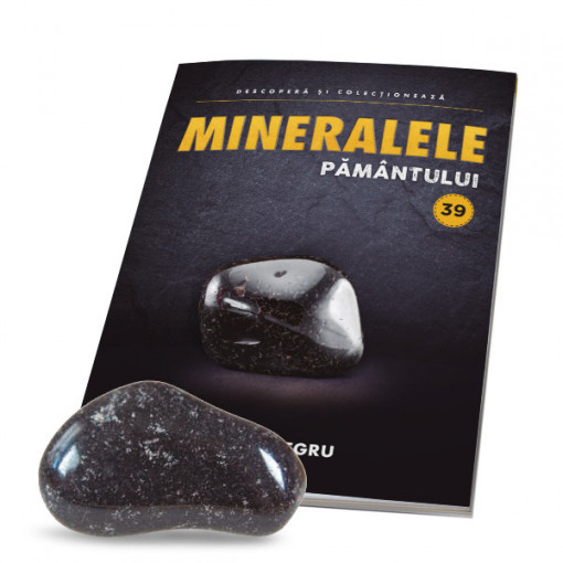 Editia nr. 39 - Onix Negru (Mineralele Pamantului)
