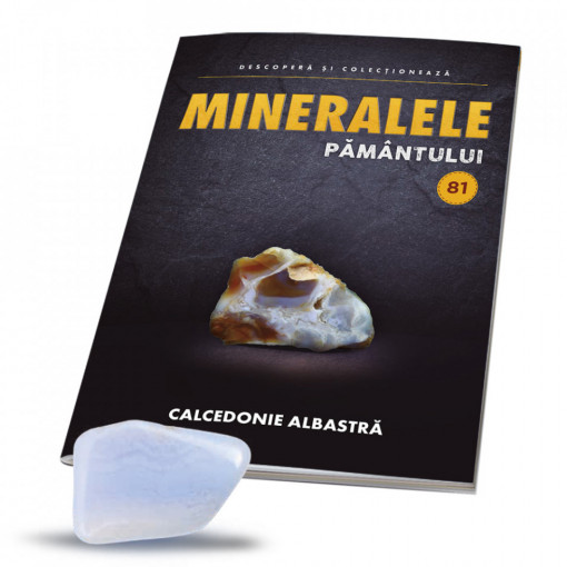 Editia nr. 81 - Cacedonia albastră (Mineralele Pamantului)