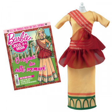 Rochie stil sumerian - Ediția nr. 11 (Barbie, jocul de-a moda)
