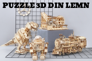 puzzle 3d din lemn FunFox