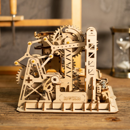 Puzzle 3D din lemn Marble Climber 2