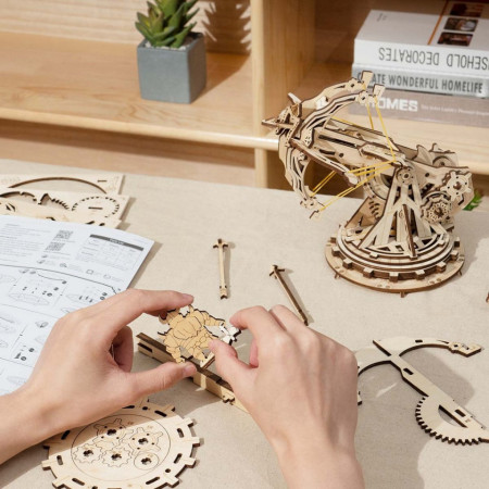 Puzzle 3D lemn Balista jucarie de asamblat