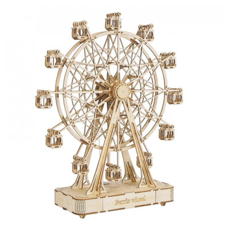 Puzzle 3D din lemn cutie muzicala Ferris Wheel