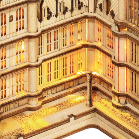 Puzzle 3D lemn Big Ben cu lumini detaliu