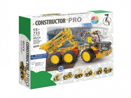Set constructie Muck 7 in 1 Pro, 733 piese in cultie